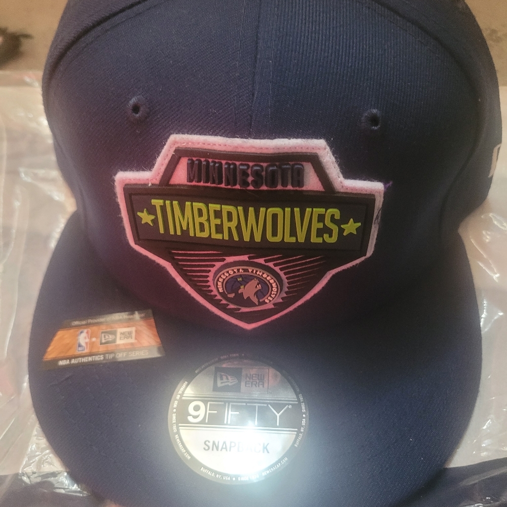 Mn Timberwolves Snap Back Hat